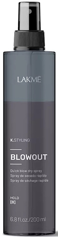 ヘア ドライヤー アクセラレータ スプレー - Lakme K.Styling Blowout Quick Blow Dry Spray	 — photo N1