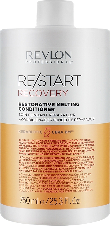 Repair Conditioner - Revlon Professional Restart Recovery Restorative Melting Conditioner — photo N2