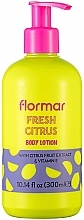 Fragrances, Perfumes, Cosmetics Citrus Body Lotion - Flormar Fresh Citrus Body Lotion