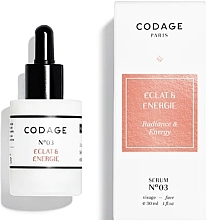 Fragrances, Perfumes, Cosmetics N°03 Face Serum - Codage Serum N°03 Radiance & Energy