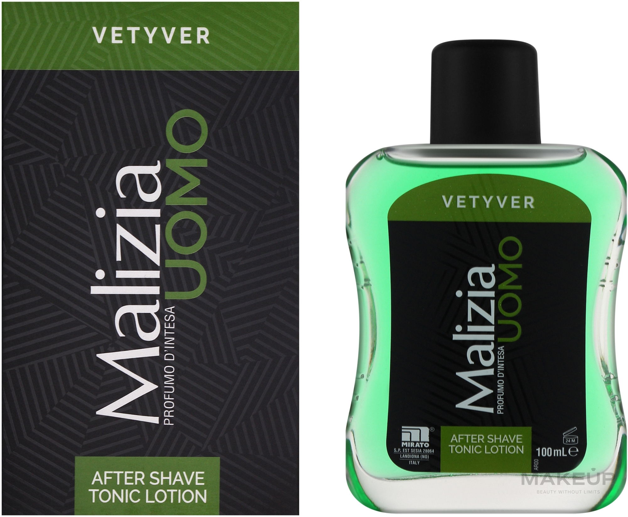 Mirato Malizia Uomo Vetiver - After Shave Lotion — photo 100 ml