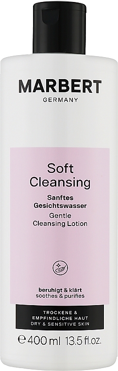 Sensitive and Dry Skin Gentle Lotion - Marbert Soft Cleansing Sanftes Gesichtswasser — photo N2