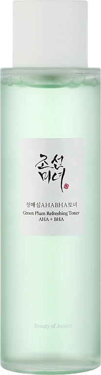 AHA + BHA Toner - Beauty of Joseon Green Plum Refreshing Toner AHA + BHA — photo N1