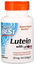 Lutein with Lutemax, 20 mg, softgels - Doctor's Best — photo N1