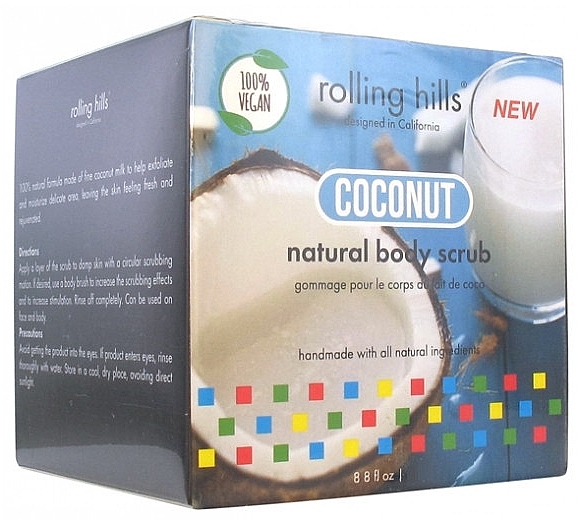 Coconut Milk Body Scrub - Rolling Hills Gommage Corps Naturel — photo N1