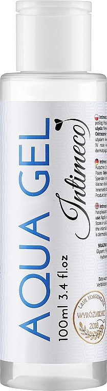 Water-Based Lubricant Gel - Intimeco Aqua Gel — photo N2