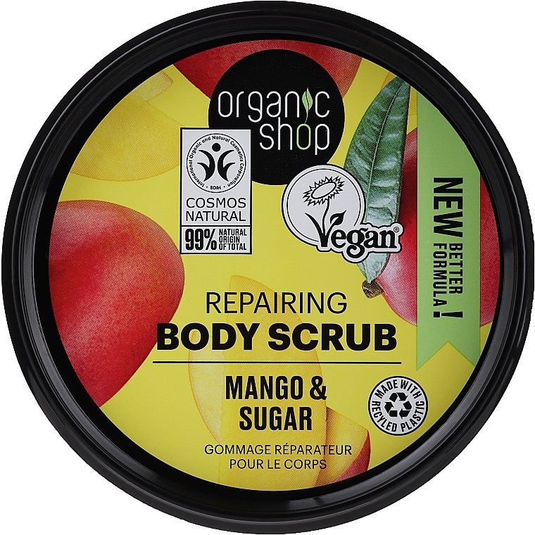 Body Scrub "Kenyan Mango" - Organic Shop Body Scrub Organic Mango & Sugar — photo N1