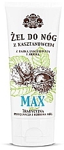 Fragrances, Perfumes, Cosmetics Foot Gel with Horse Chestnut, Psyllium & Arnica - MaXmedical MAX
