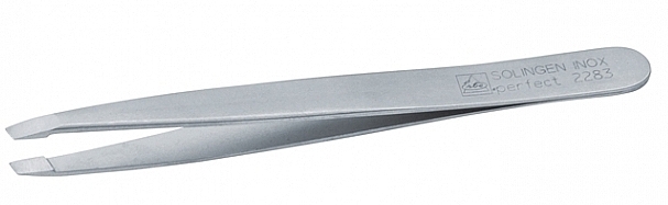 Slant Tip Tweezers 82283, 9,5 cm - Erbe Solingen Inox-Edition Perfect Tweezer — photo N1