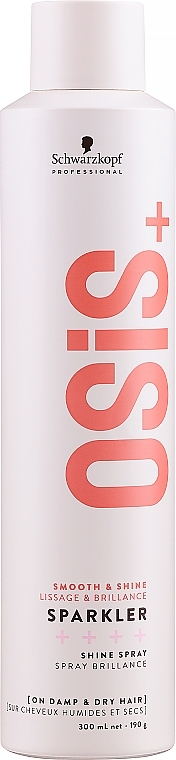 Shine Hair Spray - Schwarzkopf Professional Osis+ Sparkler Shine Spray — photo N1