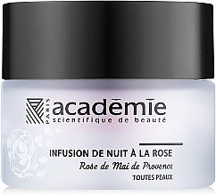 Restoring Night Cream with Rose Extract 'Rose Infusion' - Academie Night Infusion Rose Cream — photo N2