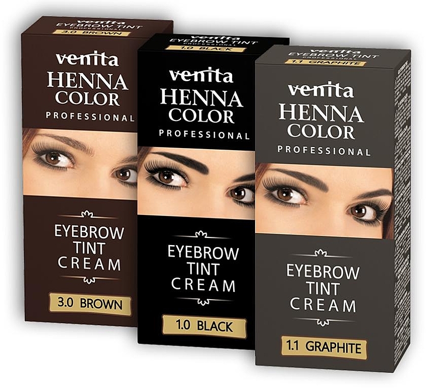 Eyebrow Tint Cream - Venita Henna Color Eyebrow Tint Cream — photo N3
