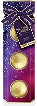 Set - Baylis & Harding Midnight Fig & Pomegranate Luxury Bath Bomb Trio Gift Set (bath/bomb/3x100g) — photo N1