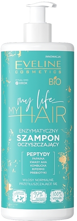 Peptide Shampoo - Eveline Cosmetics My Life My Hair — photo N1