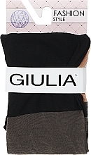 Fragrances, Perfumes, Cosmetics Knee Socks "MG-02" amber/nero - Giulia