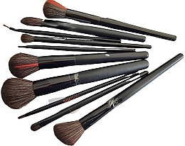 Fragrances, Perfumes, Cosmetics Makeup Brush Set, 10 pcs - HiSkin