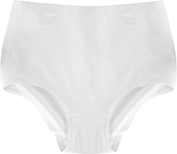 Plus Size High-Waisted Panties, white - Moraj — photo N1