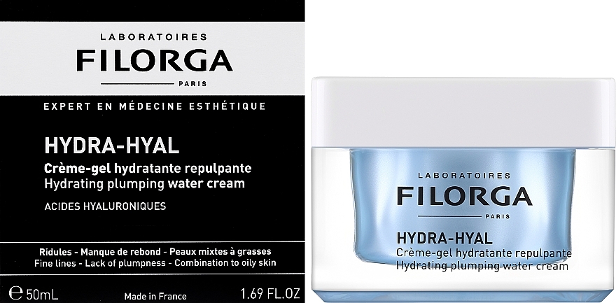 Hydrating Plumping Water Cream - Filorga Hydra-Hyal Hydrating Plumping Water Cream — photo N3