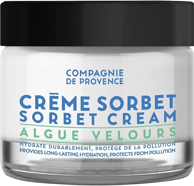 Moisturizing Face Sorbet Cream - Compagnie De Provence Algue Velours Sorbet Cream — photo N1