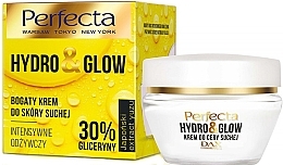 Fragrances, Perfumes, Cosmetics Face Cream for Dry Skin - Perfecta Hydro & Glow Cream