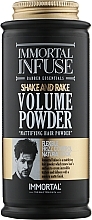 Hair Styling Powder Wax, black - Immortal Infuse Volume-Styling Powder Wax — photo N1