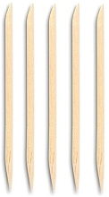Wooden Manicure Sticks, 5 pcs - Deni Carte — photo N1