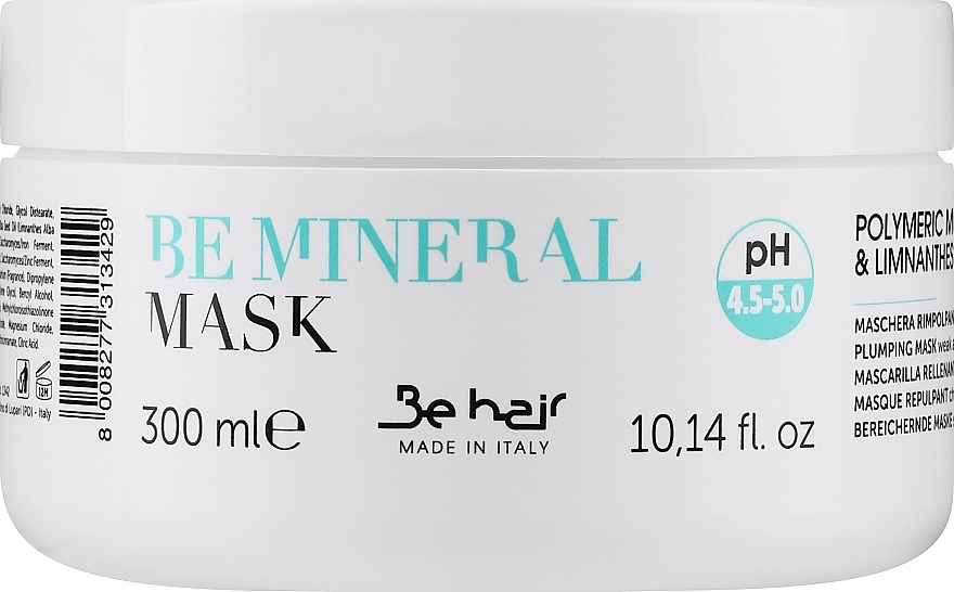 Strengthening Mineral Hair Mask - Be Hair Be Mineral Plumping Mask — photo N1