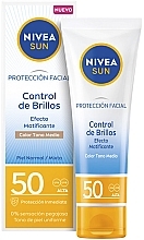 Fragrances, Perfumes, Cosmetics Face Sunscreen - Nivea Sun Facial Protection Medium Tone SPF 50