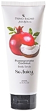 Fragrances, Perfumes, Cosmetics Pomegranate & Coconut Body Scrub - Primo Bagno Pomegranate Coconut Body Scrub (tube)