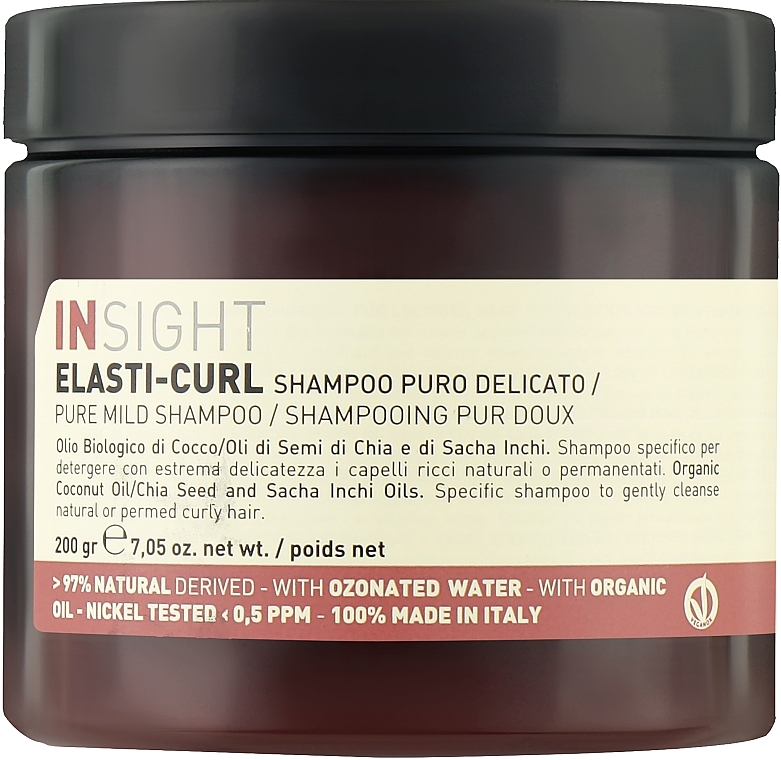 Mild Shampoo for Curly Hair - Insight Elasti-Curl Pure Mild Shampoo — photo N2