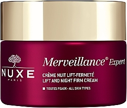 Fragrances, Perfumes, Cosmetics Night Face Cream - Nuxe Merveillance Expert Lift And Firm Night Cream