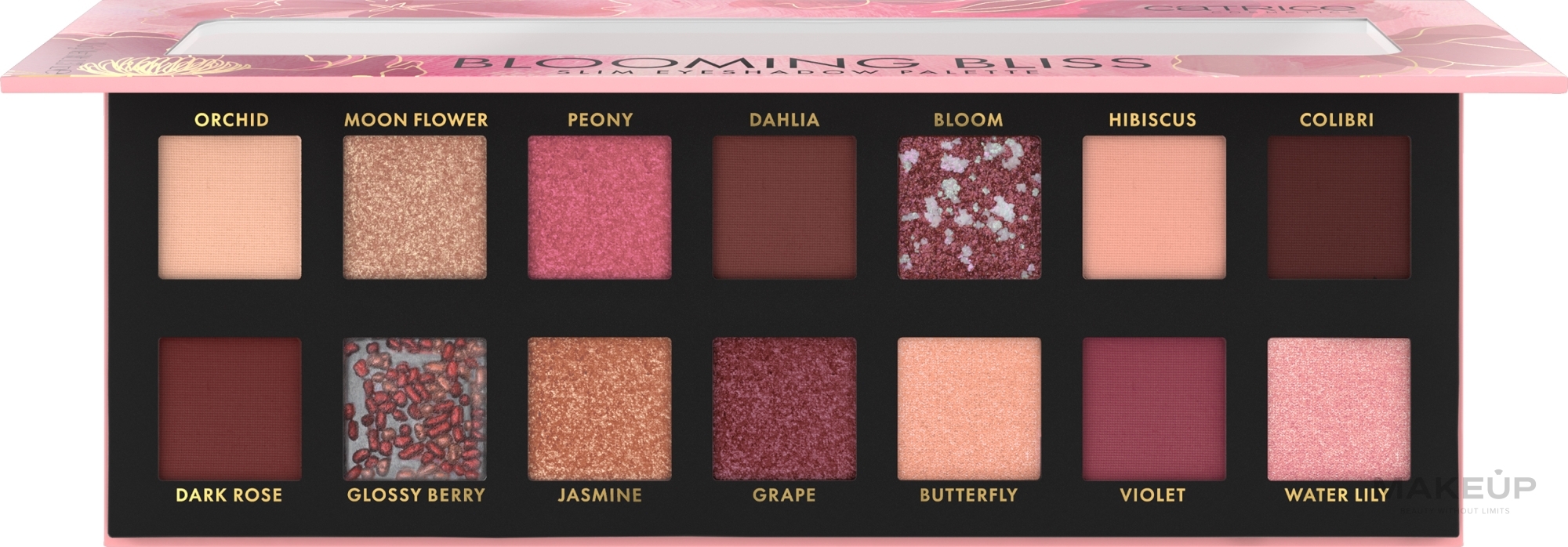 Eyeshadow Palette - Catrice Blooming Bliss Slim Eyeshadow Palette — photo 020 - Colors of Bloom