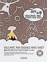 Fragrances, Perfumes, Cosmetics Volcanic Ash Sheet Mask - Esfolio Pure Skin Volcanic Ash Essence Mask Sheet