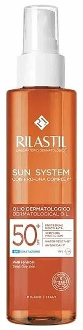 Sunscreen Body Oil SPF50+ - Rilastil Sun System Olio Dermatologico SPF50+ — photo N1