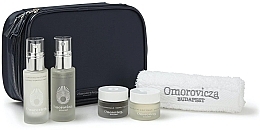 Fragrances, Perfumes, Cosmetics Set - Omorovicza Essentials (tonic/30ml + balm/15 ml + f/cr/15ml + f/cr/15ml + towel + bag)