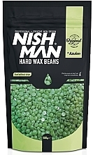 Hair Removal Wax - Nishman Hard Wax Beans Azulen — photo N6