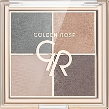 Eyeshadow Palette - Golden Rose Quattro Eyeshadow Palette — photo N2