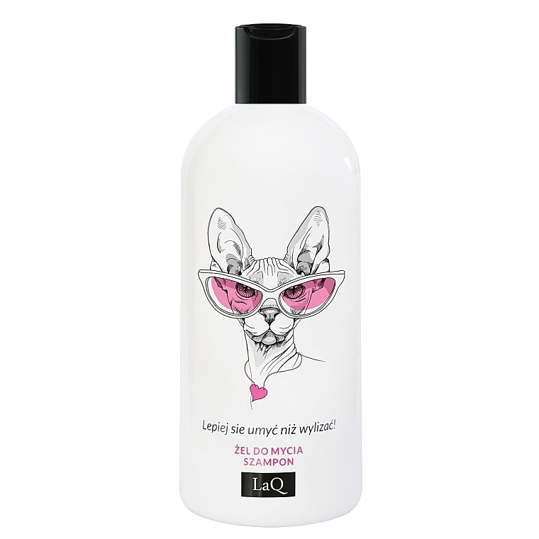Shampoo and Washing Gel 'Cat' - LaQ Washing Gel And Hair Shampoo 2 In 1 Kitty — photo N1
