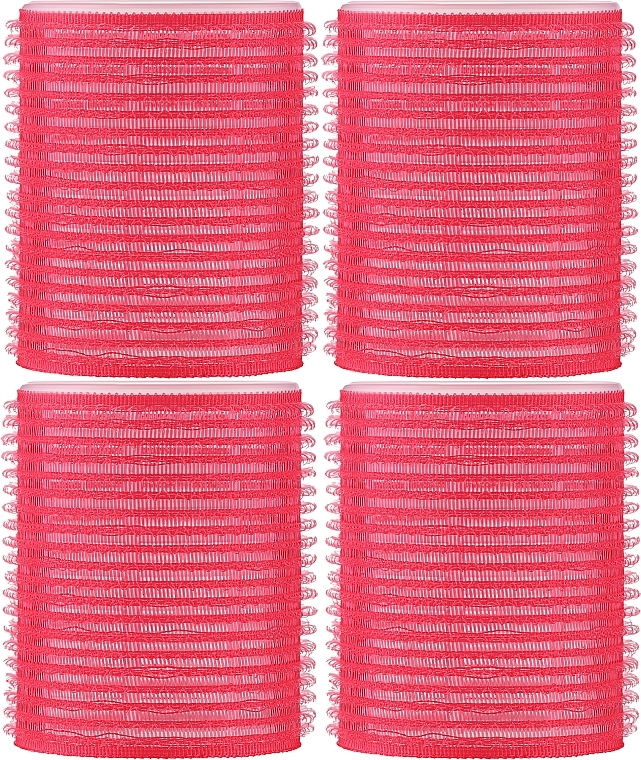 Velcro Rollers, pink, 4 pcs - Deni Carte — photo N1