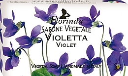 Fragrances, Perfumes, Cosmetics Violet Natural Soap - Florinda Sapone Vegetale Violet