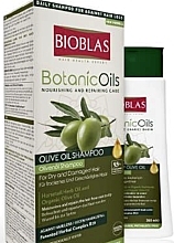 Anti-Hair Loss Shampoo - Bioblas Botanic Oils Olive Oil Shampoo — photo N1
