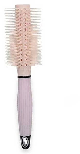 Hair Brush, pink - IDC Institute Round Styling Brush — photo N1