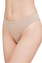 Seamless Thongs "String Briefs", naturale - Giulia — photo N1