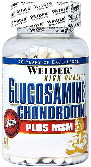 Vitamins - Weider Glucosamin-Chondroitin Plus MSM — photo N1