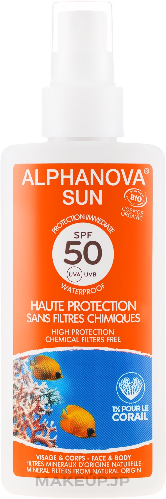 Sunscreen Spray - Alphanova Sun Protection Spray SPF 50 — photo 125 g