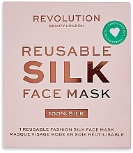 Protective Silk Face Mask, pink - Makeup Revolution Re-useable Fashion Silk Face Coverings Pink — photo N2