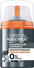 Hypoallergenic 24H Hydration Cream - L'Oreal Men Expert Magnesium Defence Hypoallergenic 24H Moisturiser — photo N1