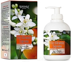 Fragrances, Perfumes, Cosmetics L'Amande Fior d'Arancio Supremo - Liquid Hand Soap