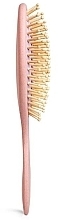 Fragrances, Perfumes, Cosmetics Biodegradable Hair Brush, pink - IDC Institute ECO Cushion Brush