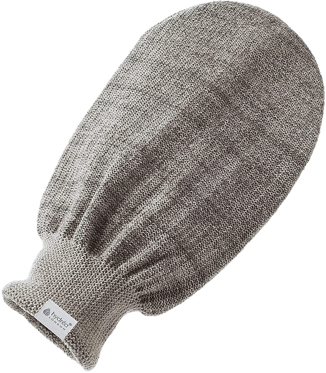 Linen Hamam Mitten - Hydrea London Hamam Linen Spa Mitt Medium Texture — photo N1